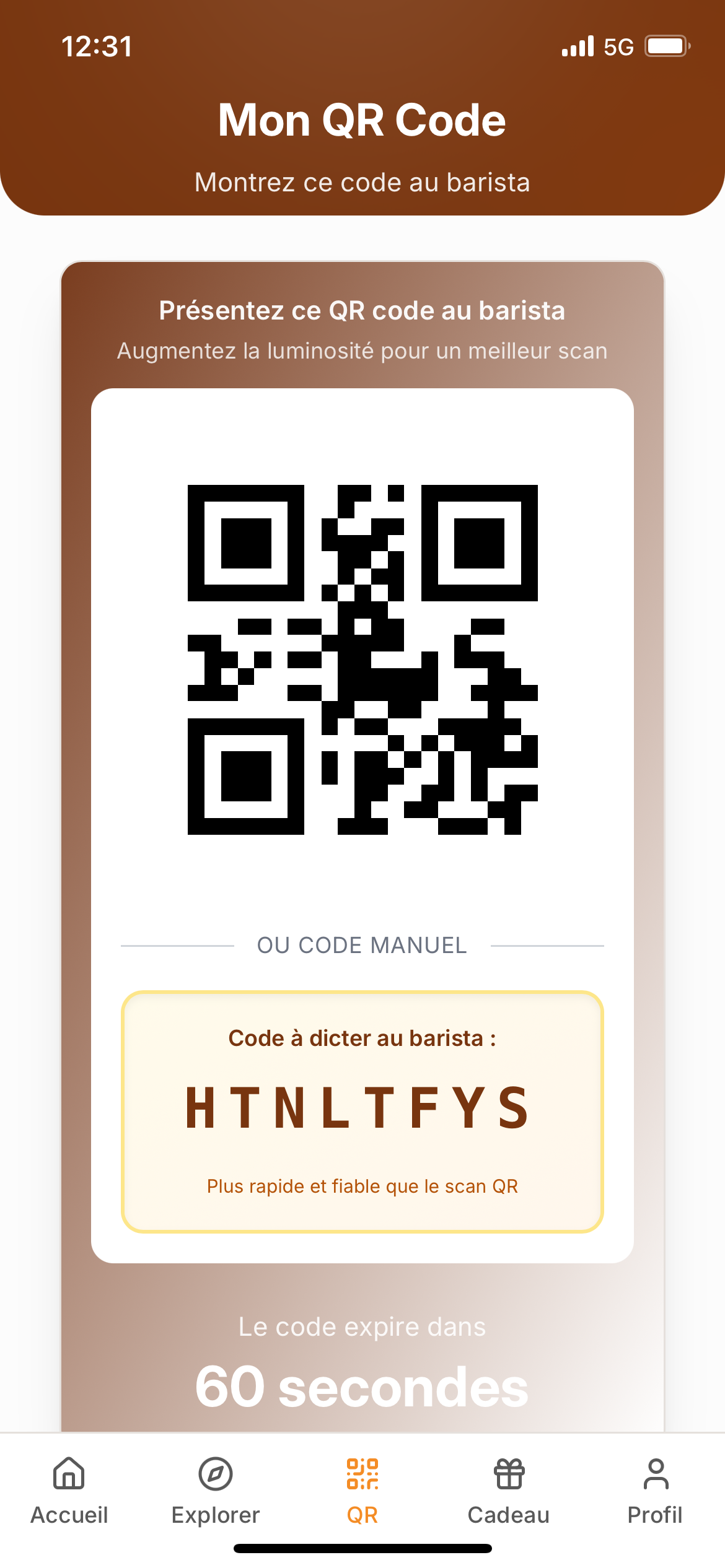 QR Code CoffeePass - Scannez pour votre café